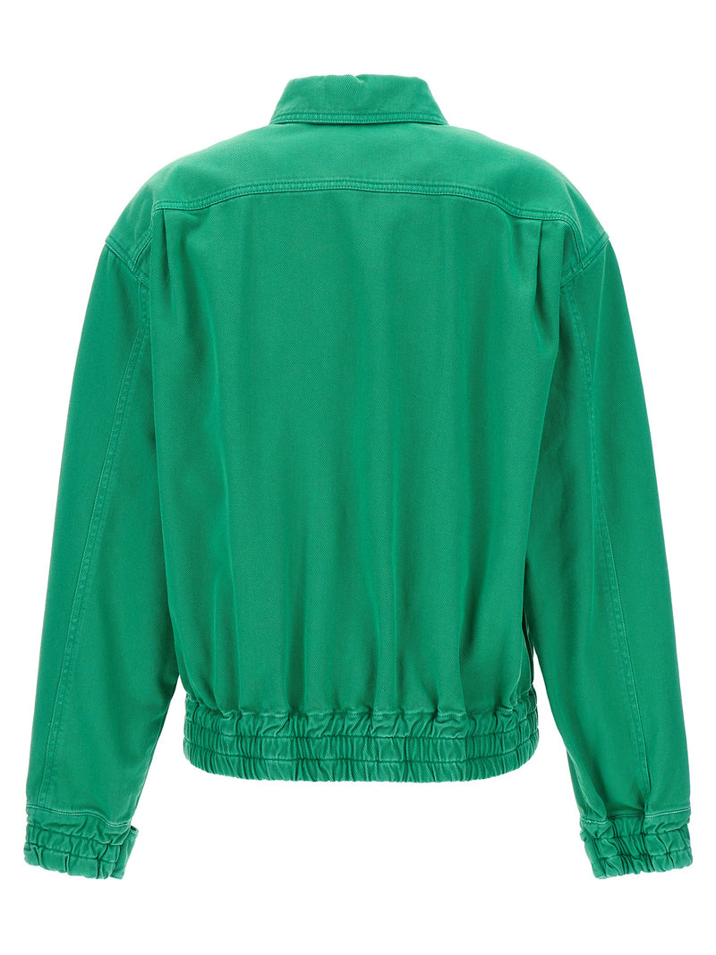 Max Mara Bicolor Cotton Full-Length Jacket