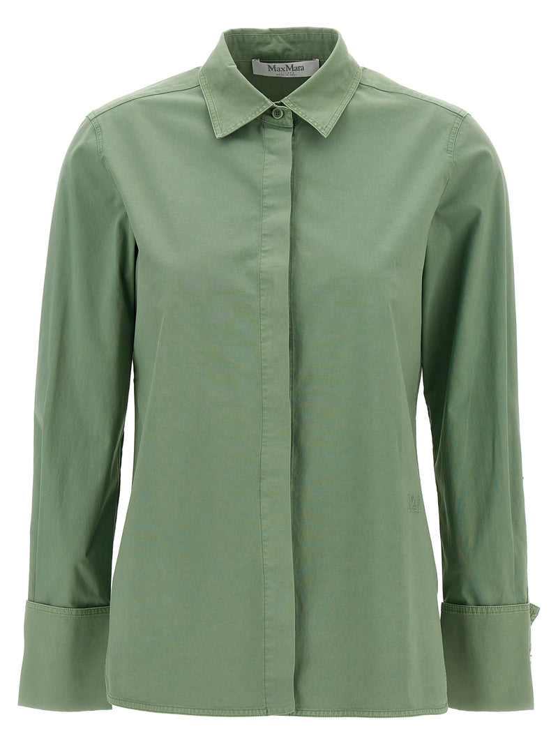 Max Mara Bicolor Cotton Blouse