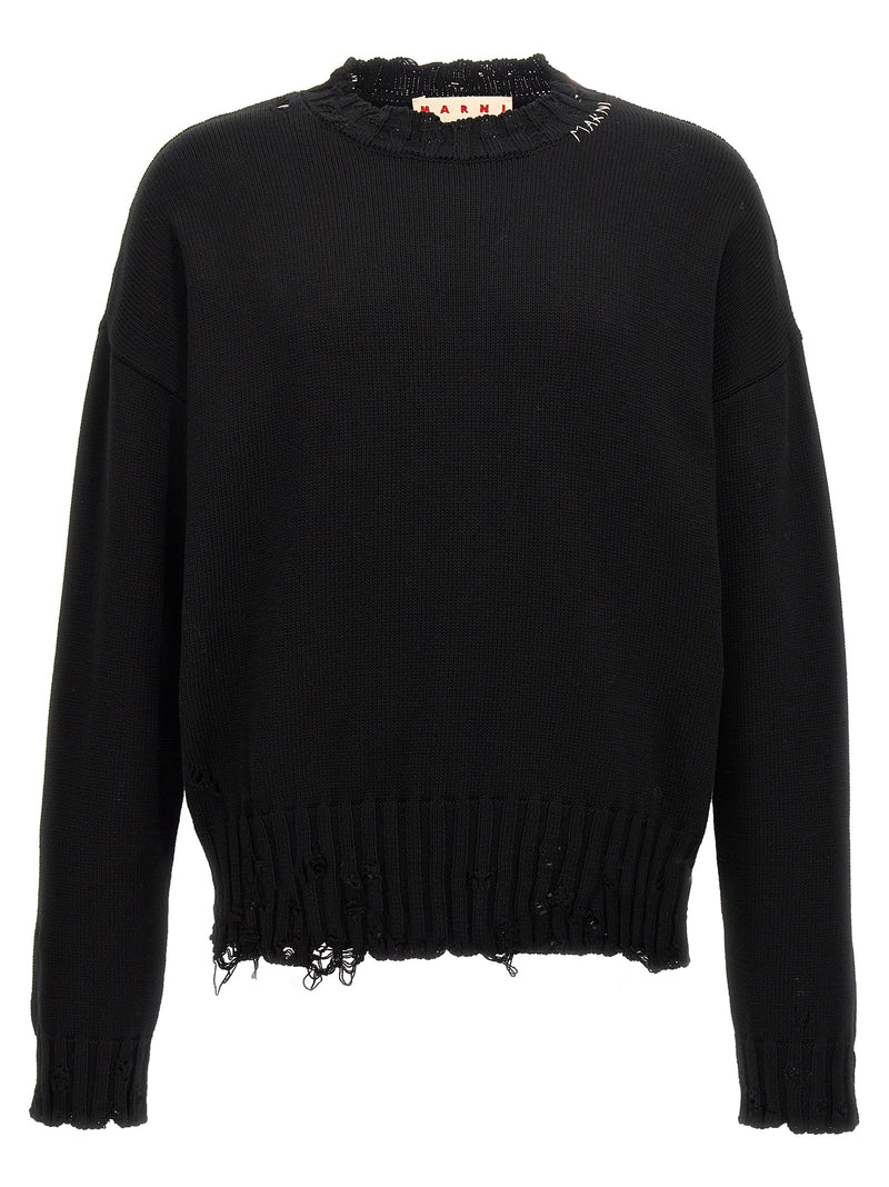 Marni Black Cotton Cardigan