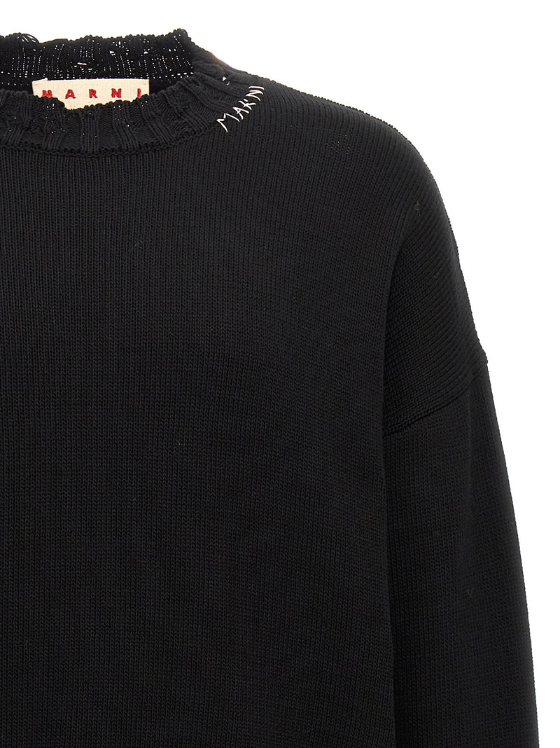 Marni Black Cotton Cardigan