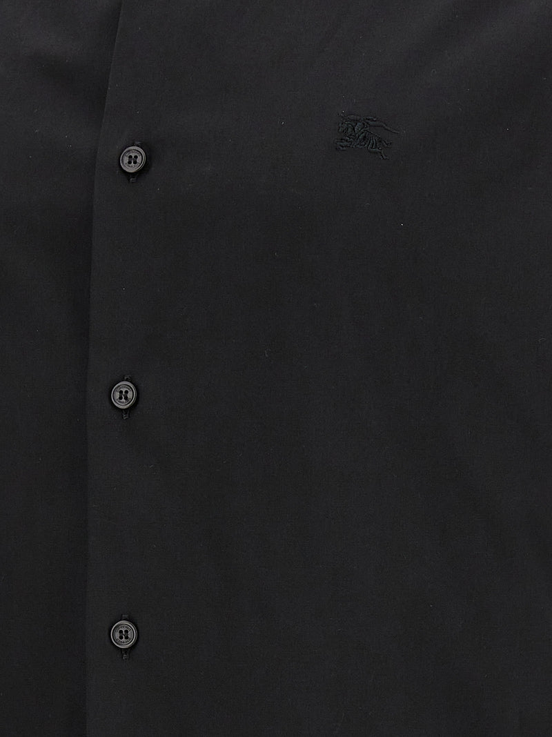 Burberry Black Cotton Blouse