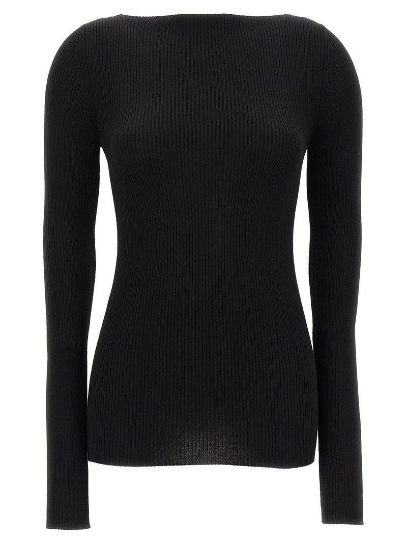 Rick Owens Black Wool Cardigan