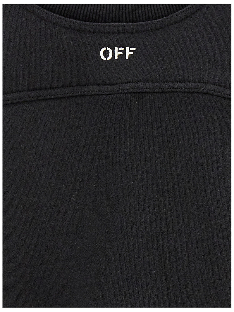 Off-White Bicolor Cotton Sweatshirt