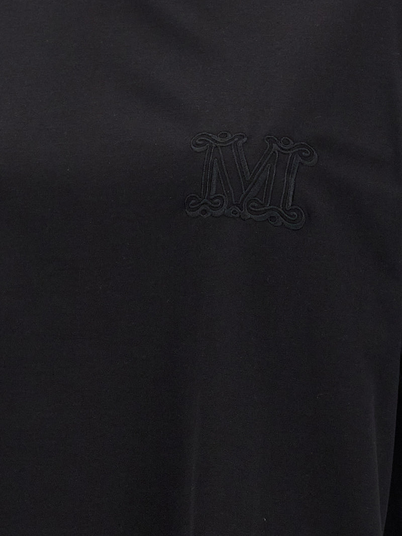 Max Mara Black Cotton T-Shirt