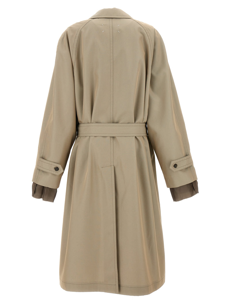 Maison Margiela Beige Cotton Coat