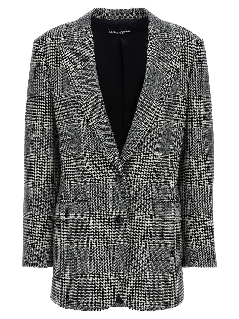 Dolce & Gabbana Bicolor Wool Blazer