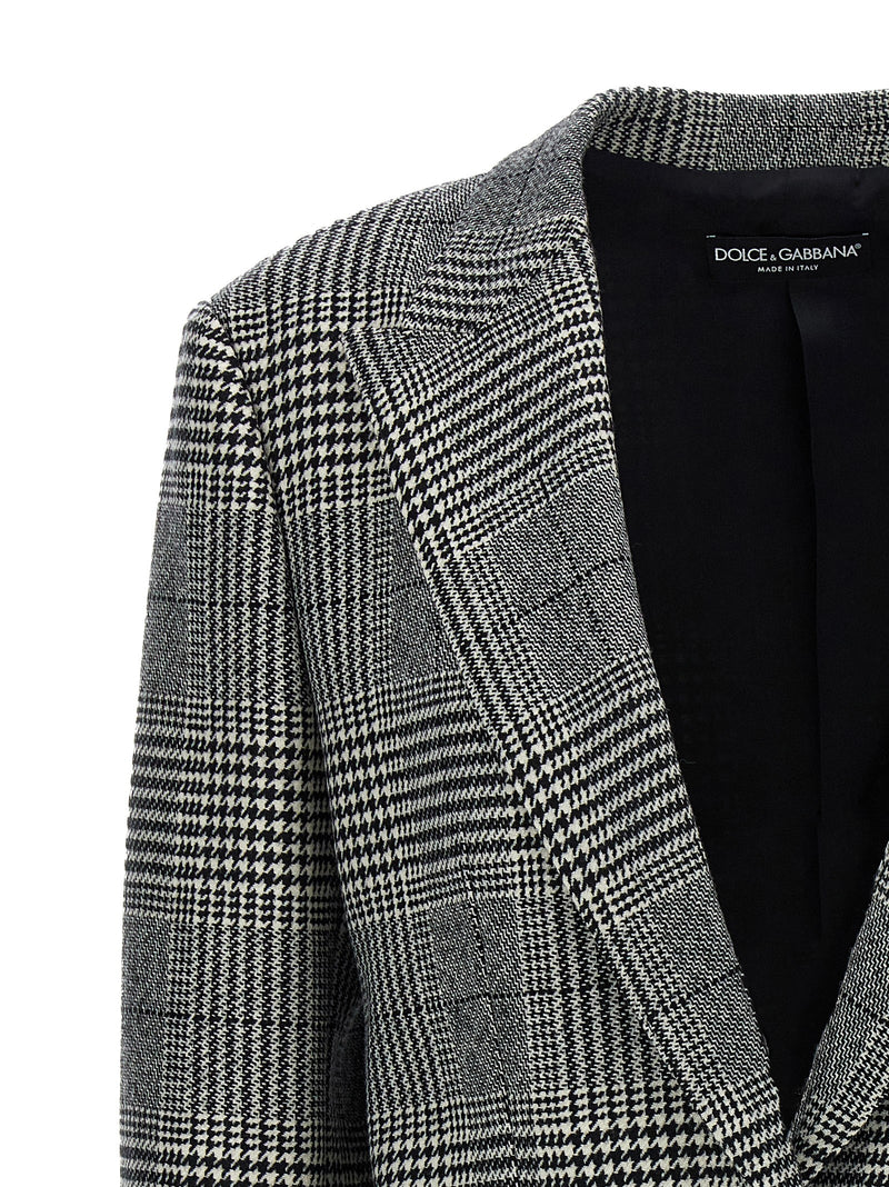 Dolce & Gabbana Bicolor Wool Blazer