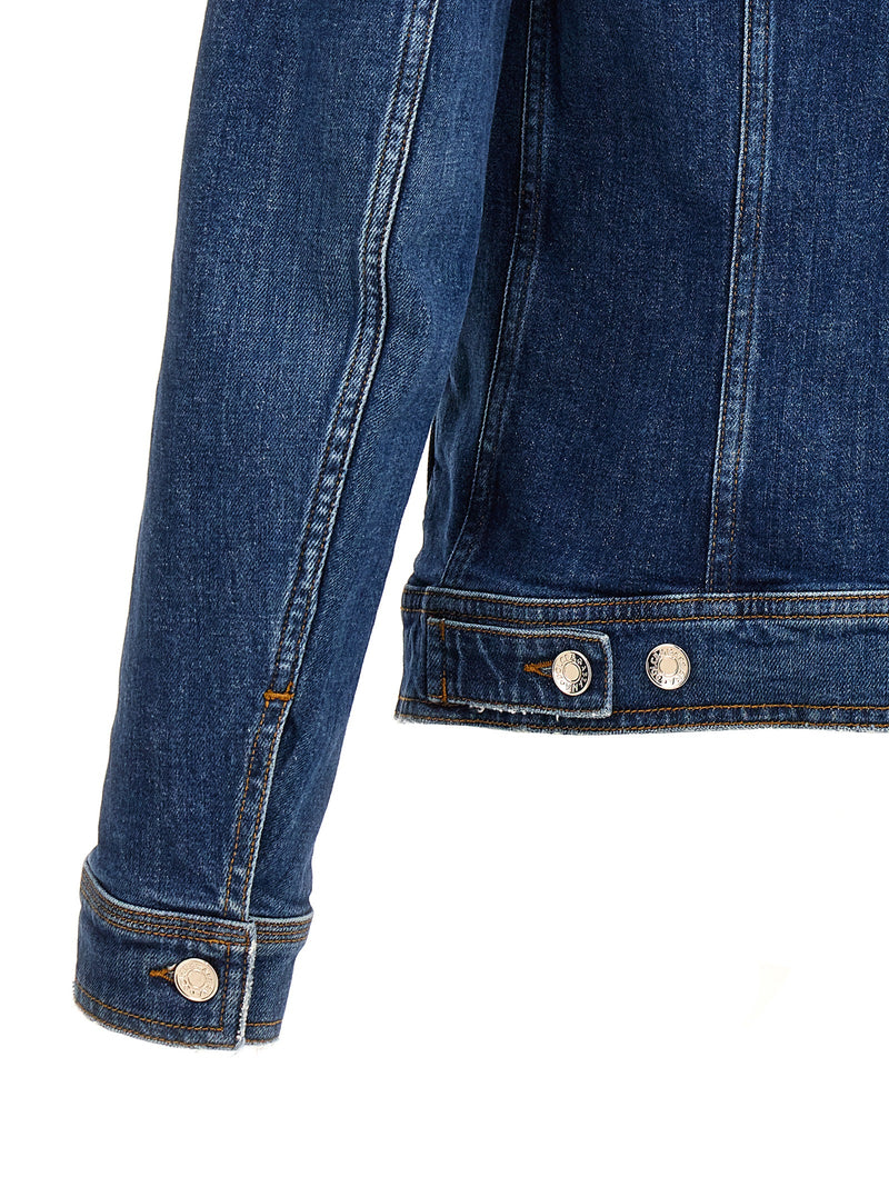 Dolce & Gabbana Blue Cotton Denim Jacket