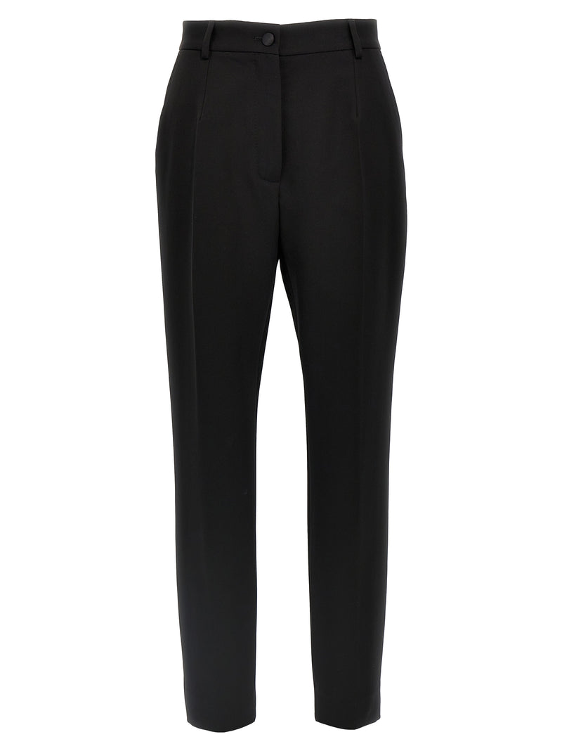Dolce & Gabbana Black Virgin Wool Tuxedo