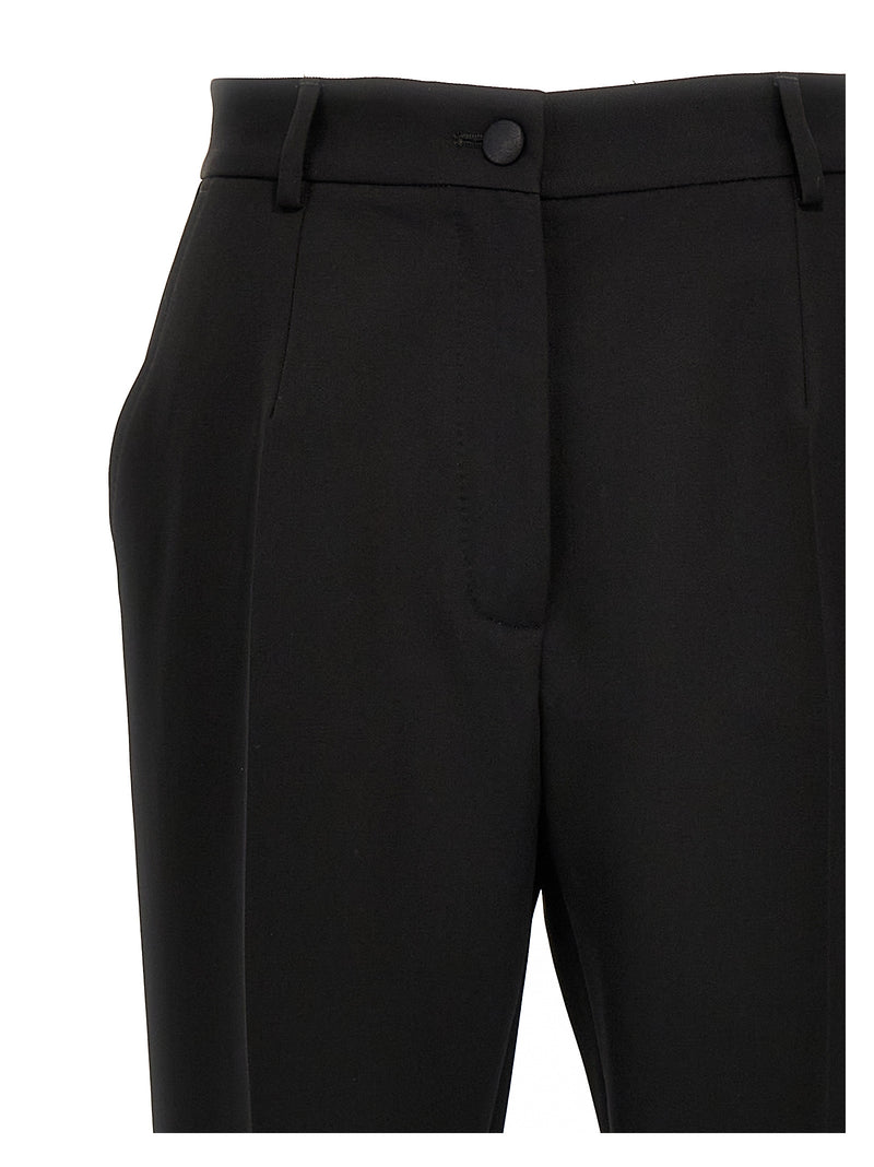 Dolce & Gabbana Black Virgin Wool Tuxedo