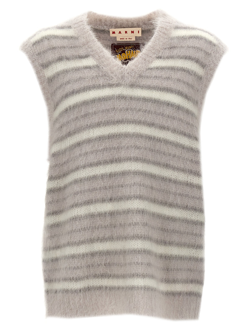 Marni Gray Mohair Sweatshirt