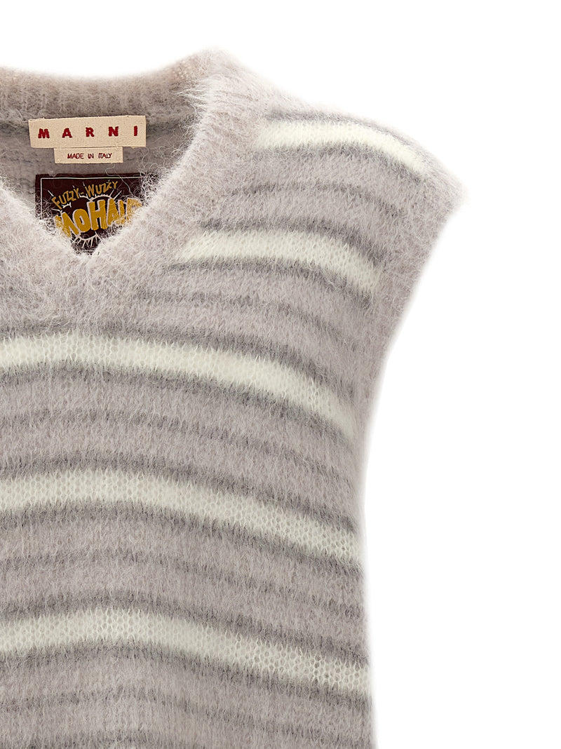 Marni Gray Mohair Sweatshirt