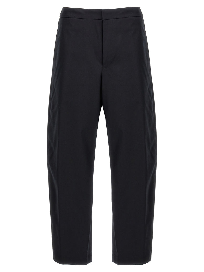 Jil Sander Blue Cotton Casual Pants