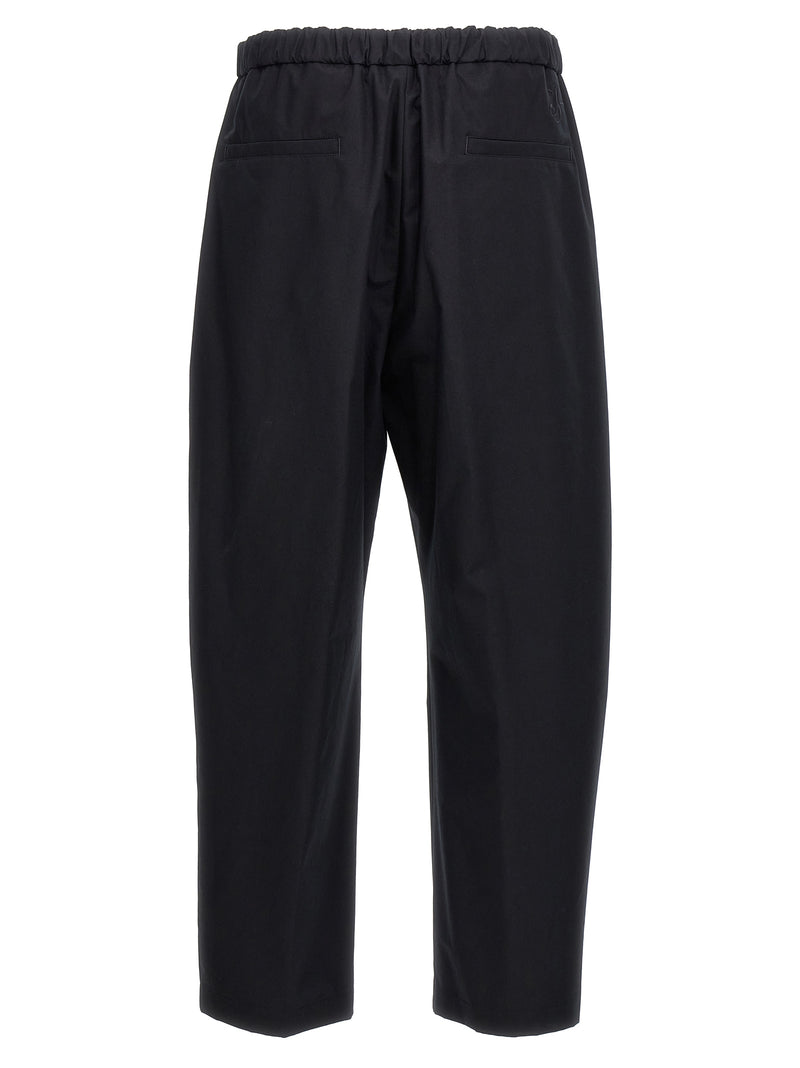 Jil Sander Blue Cotton Casual Pants