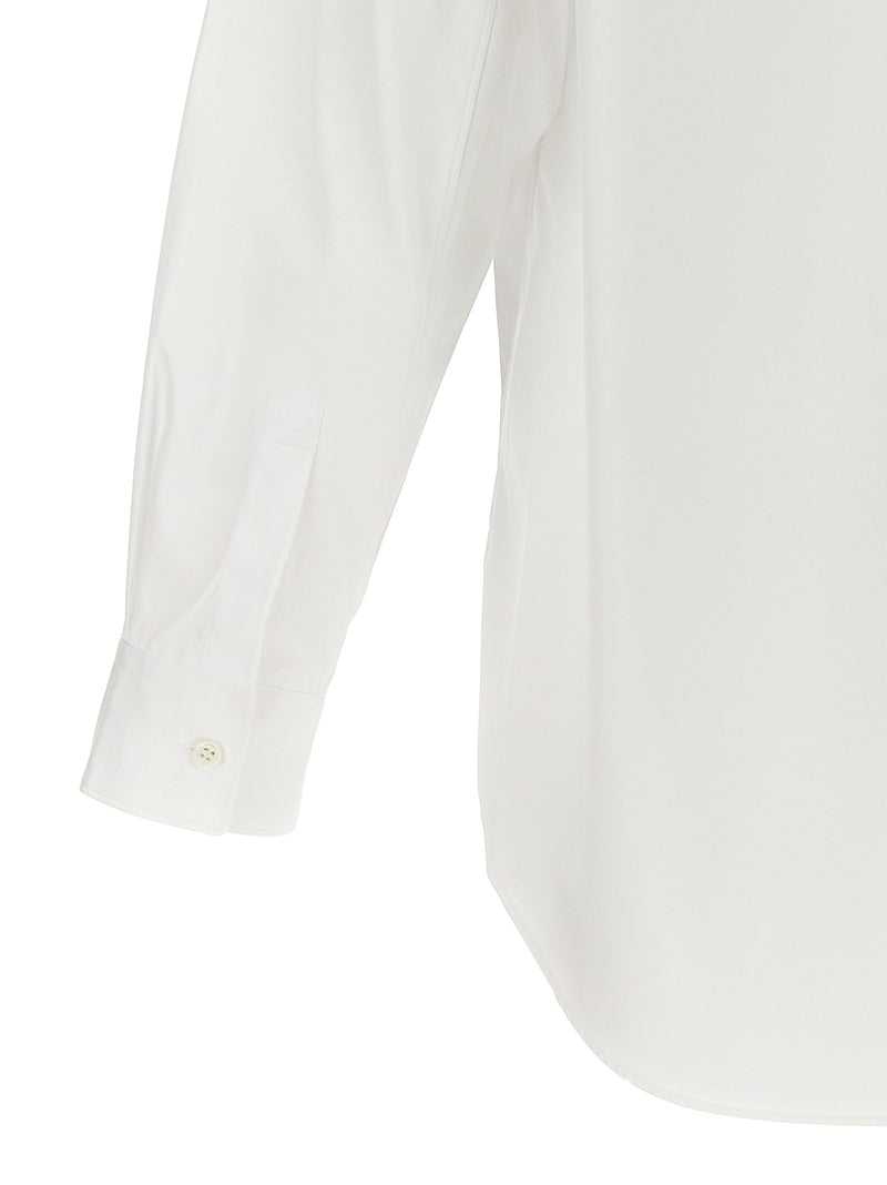 Comme Des Garçons White Cotton Blouse
