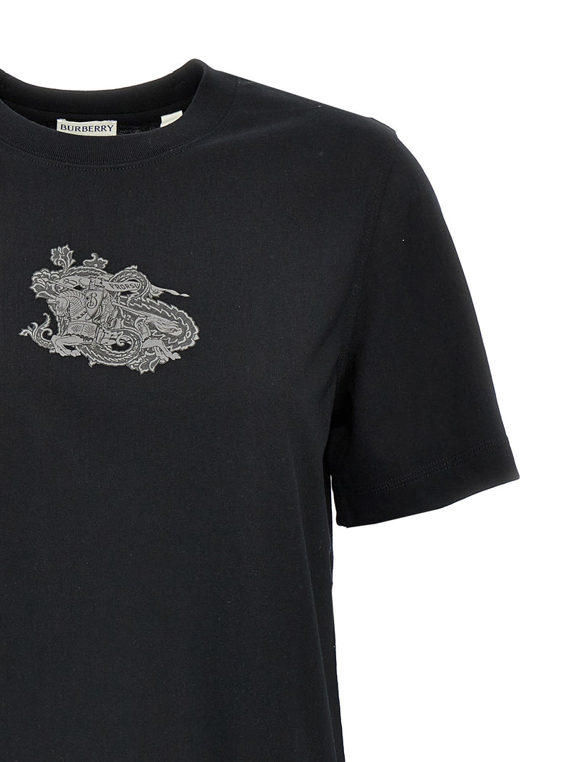 Burberry Black Cotton T-Shirt