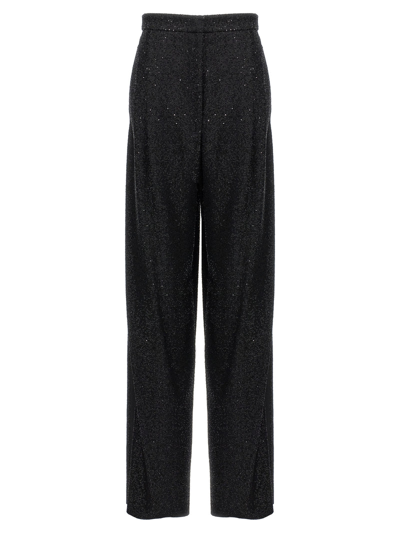 Max Mara Black Viscose Dress Pants