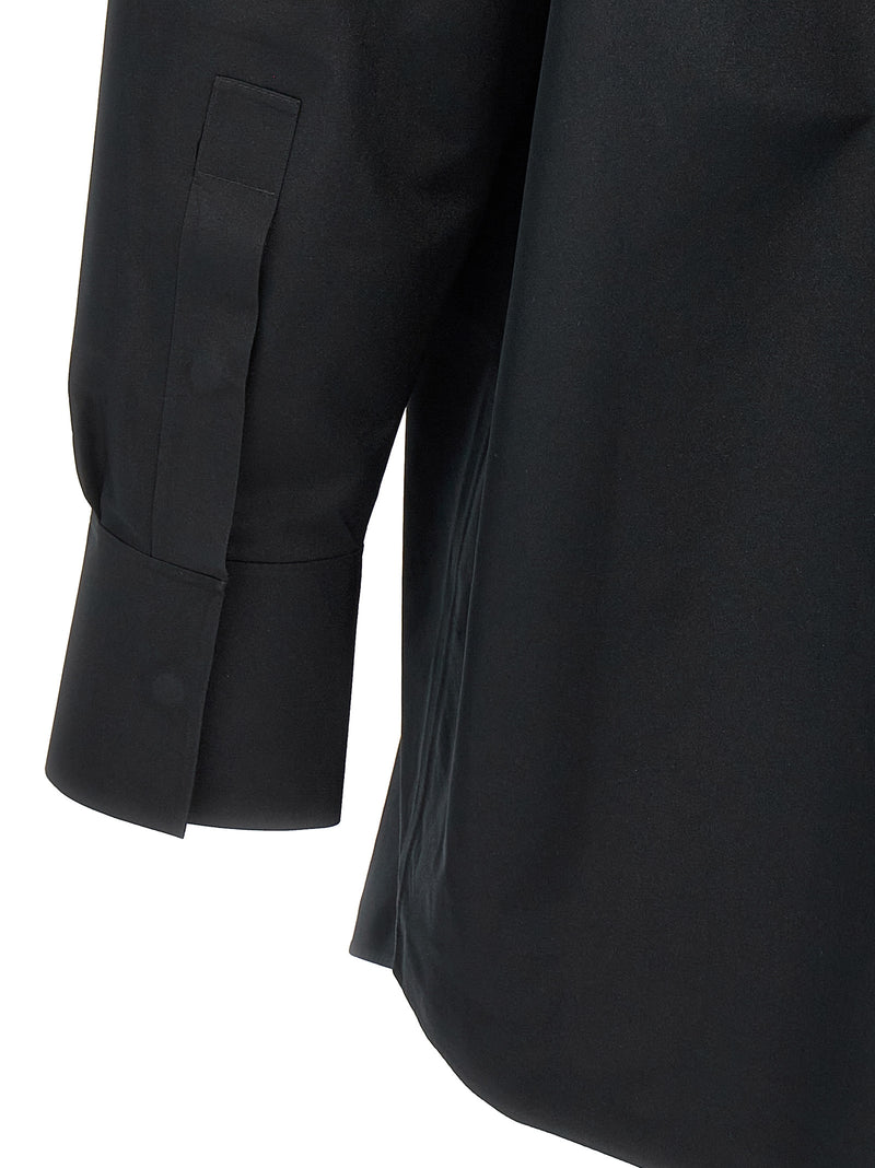 MM6 Maison Margiela Black Polyester Blouse