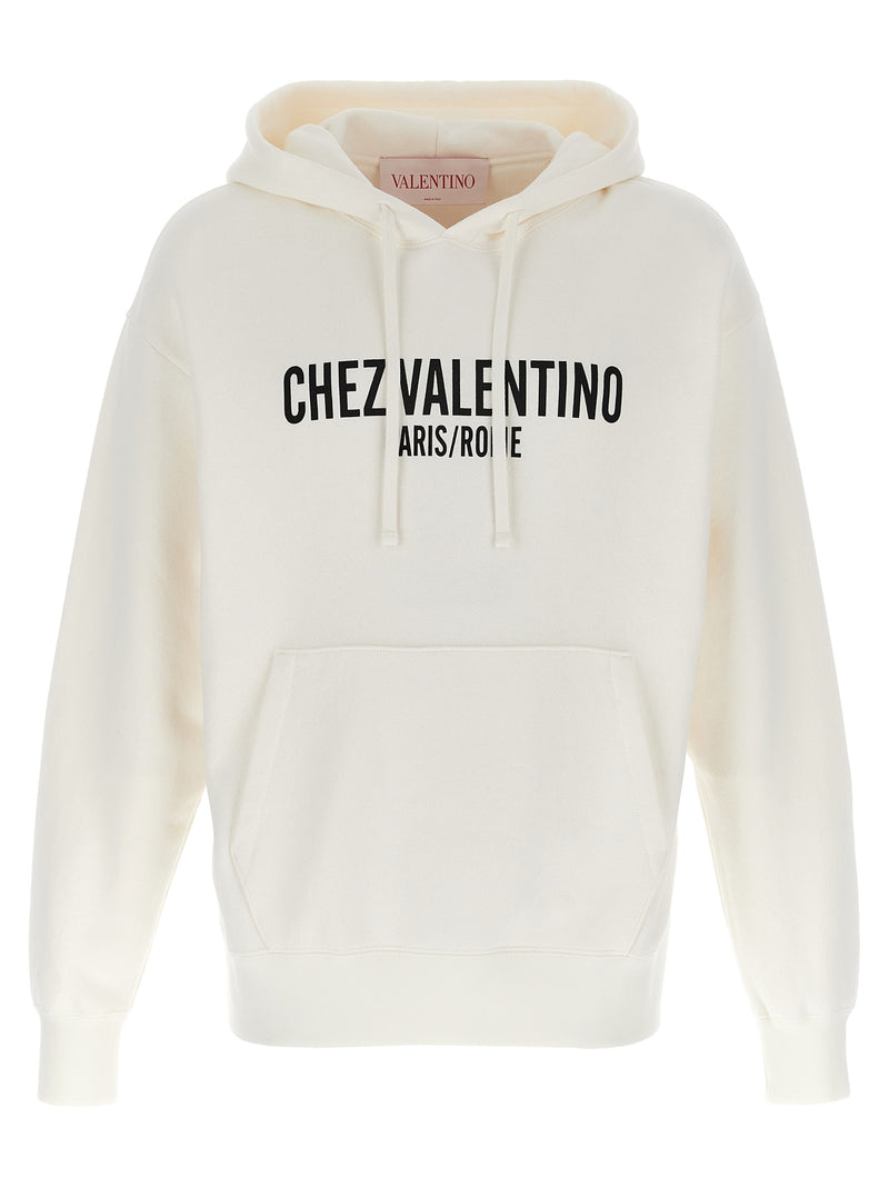 Felpa in cotone bianco Valentino Garavani