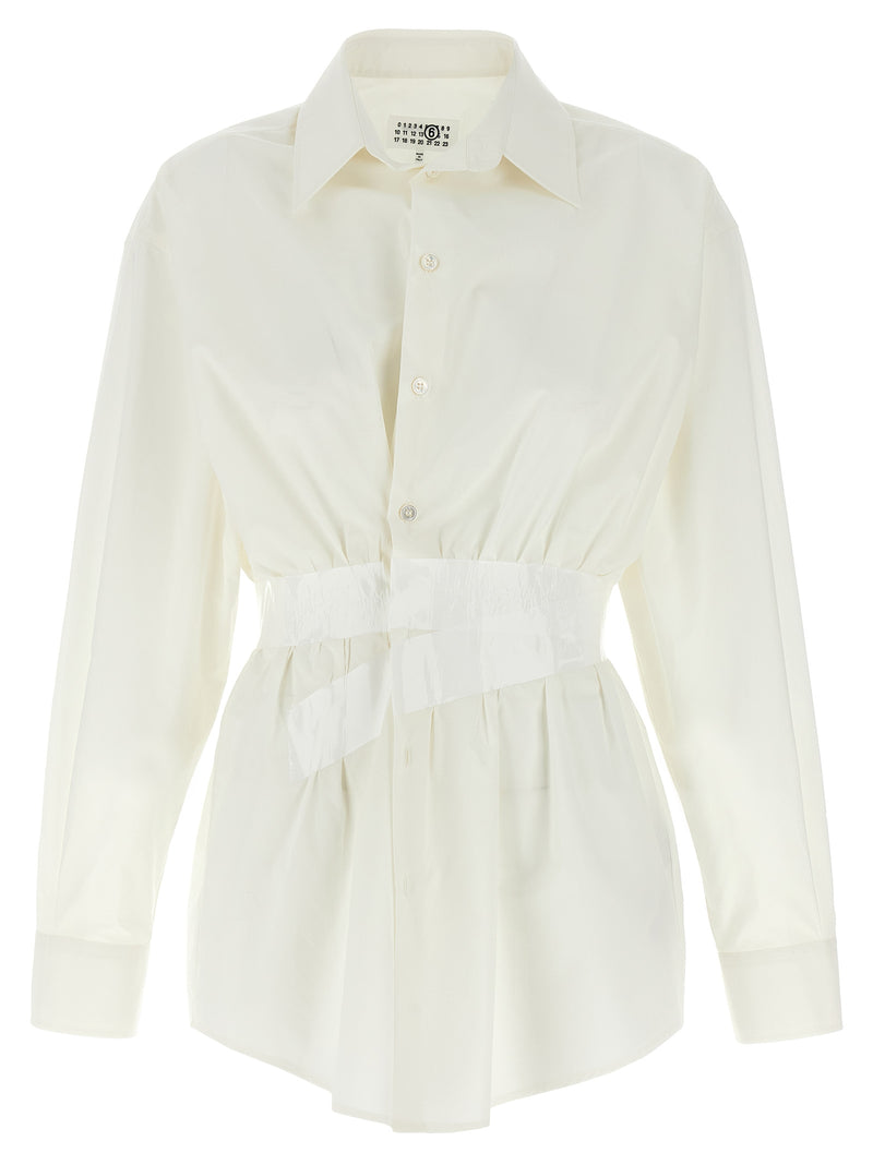 MM6 Maison Margiela White Cotton Blouse