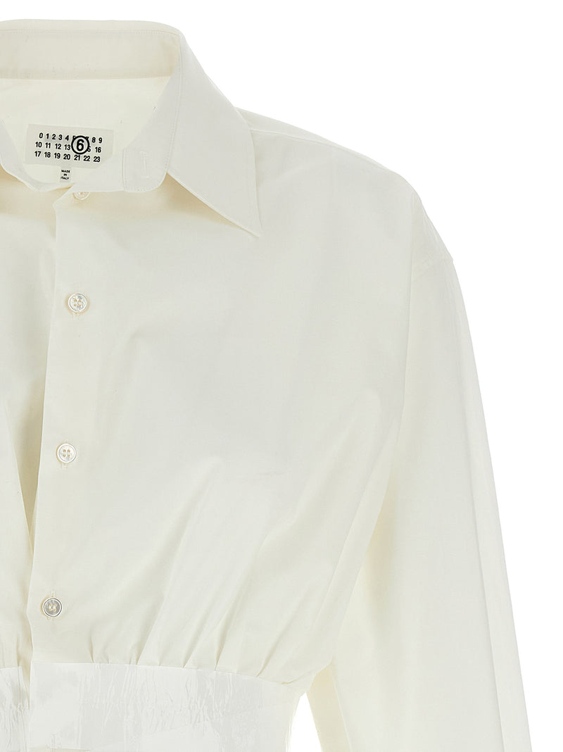 MM6 Maison Margiela White Cotton Blouse