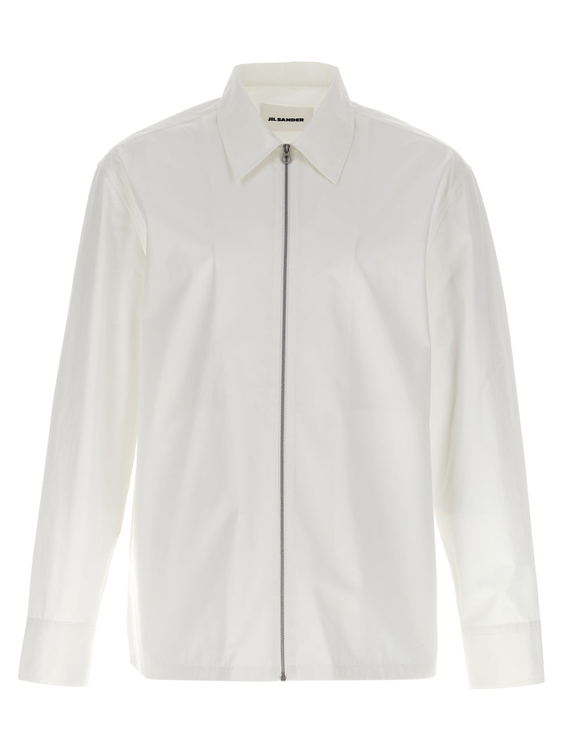 Jil Sander White Cotton Blouse