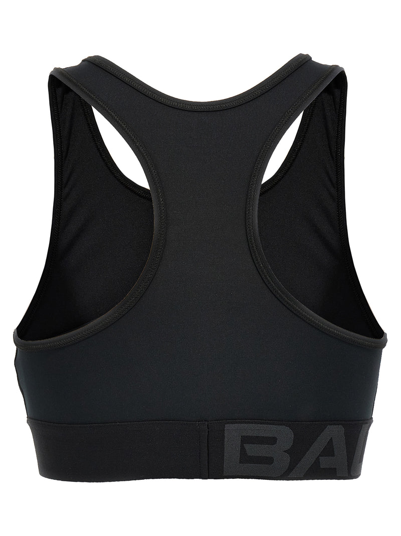 Balenciaga Black Polyester Sport Bra