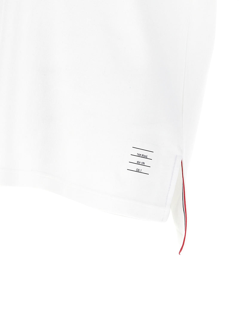 Polo blanc en coton Thom Browne