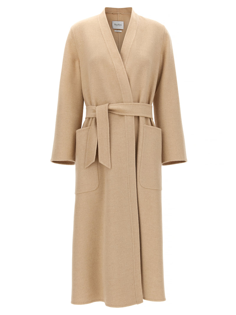 Max Mara Beige Wool Coat