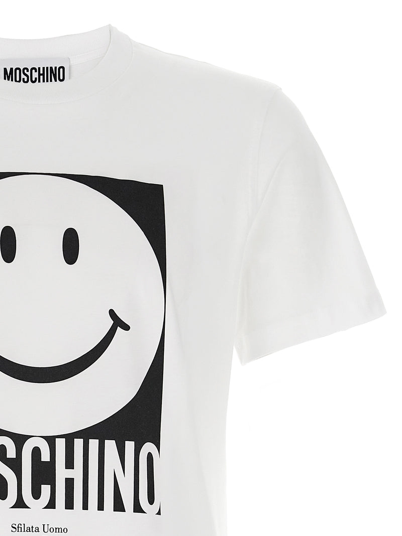 Moschino White Cotton T-Shirt