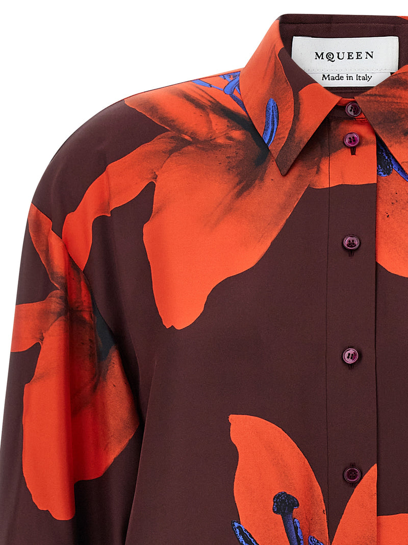 Alexander McQueen Multicolor Silk Blouse