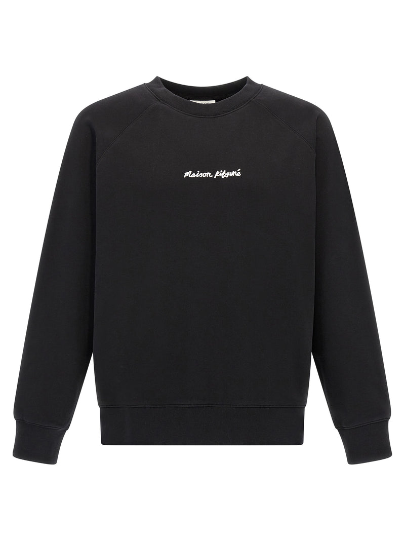 Maison Kitsuné Black Cotton Sweatshirt