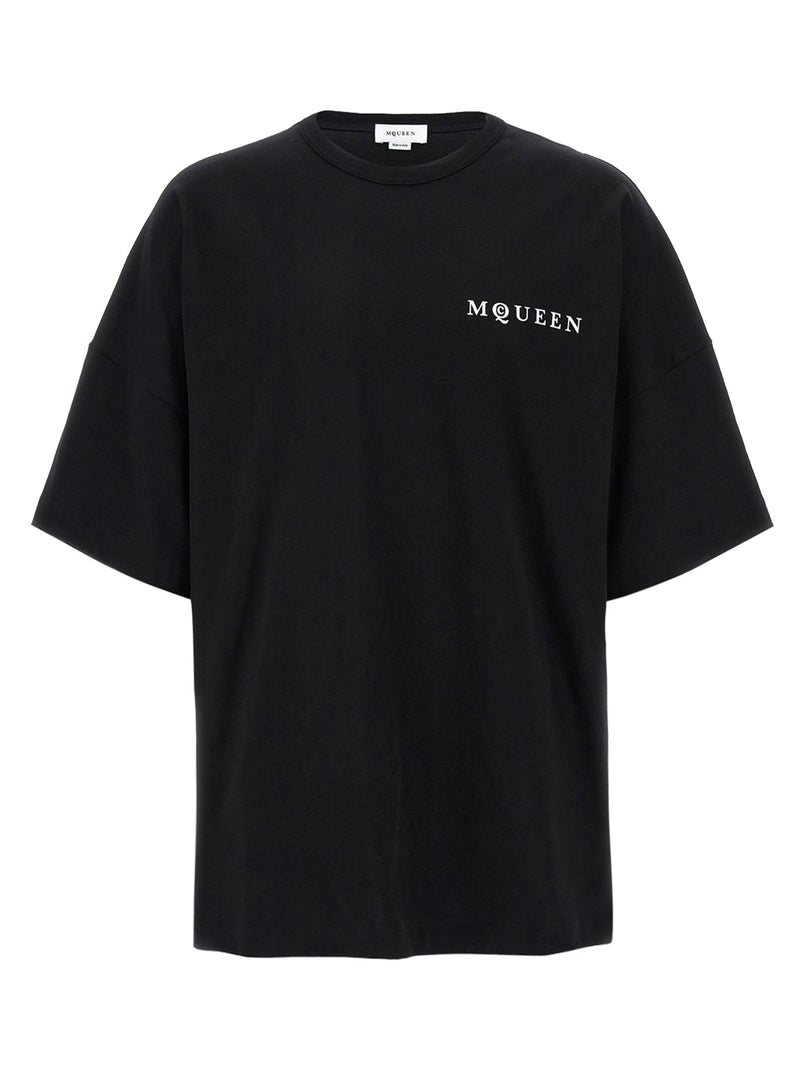 Alexander McQueen Bicolor Cotton T-Shirt