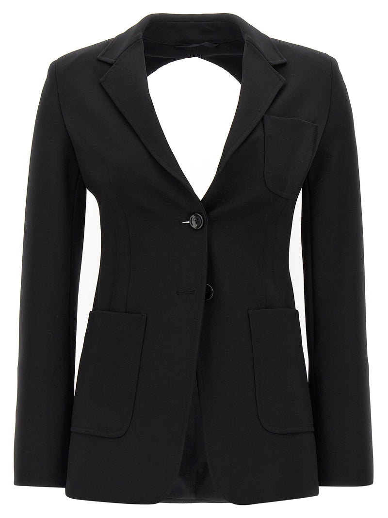 Max Mara Black Viscose Blazer
