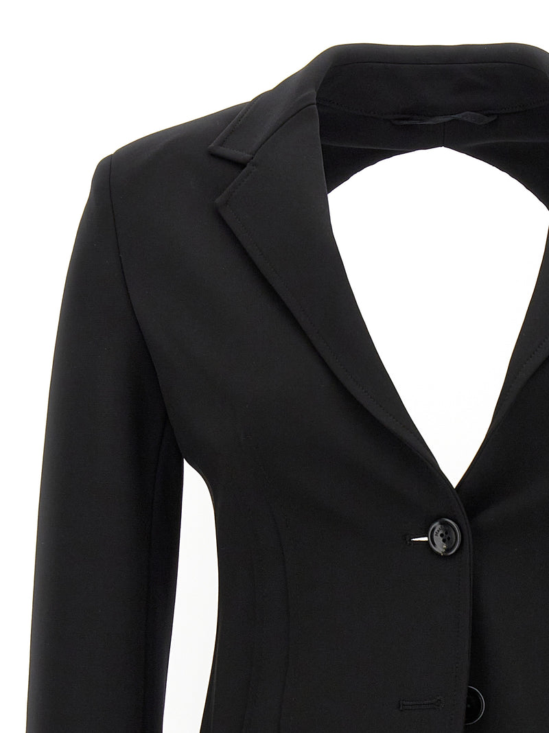 Max Mara Black Viscose Blazer