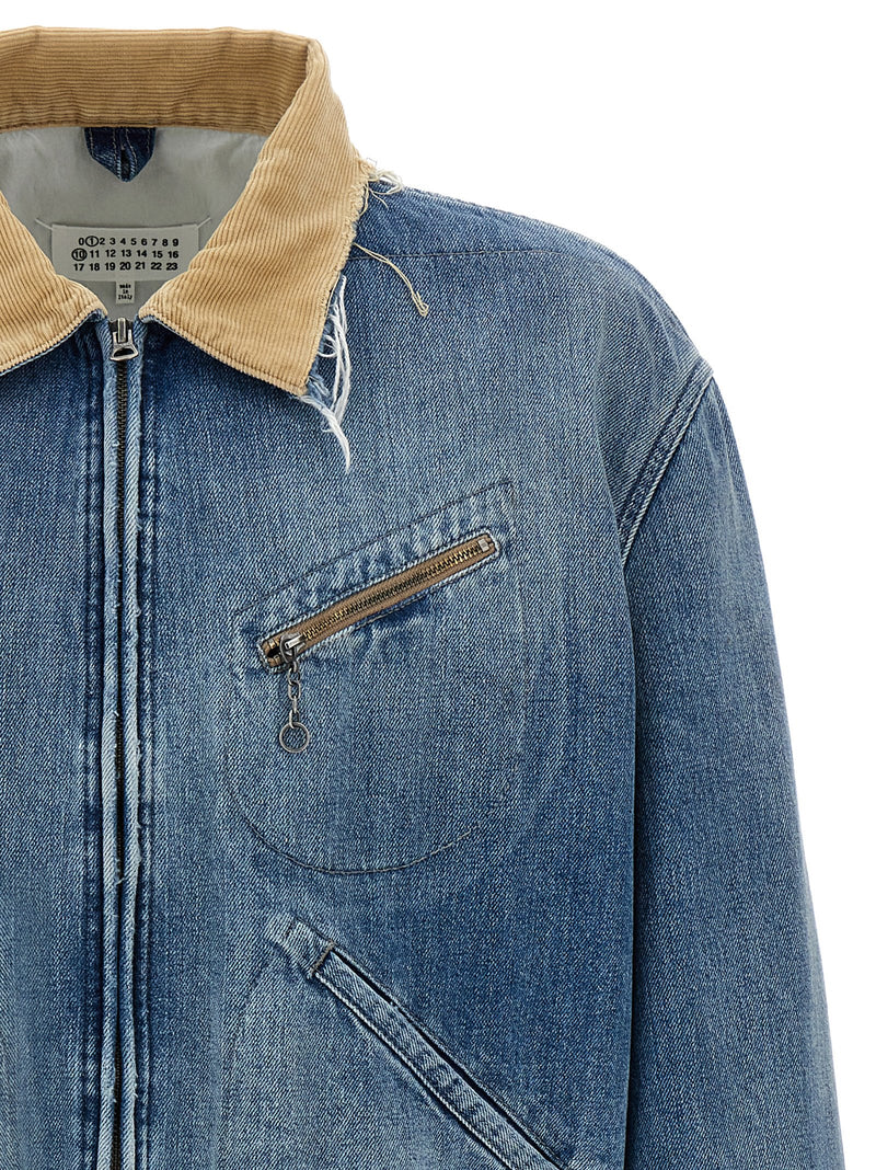 Maison Margiela Blue Cotton Denim Jacket