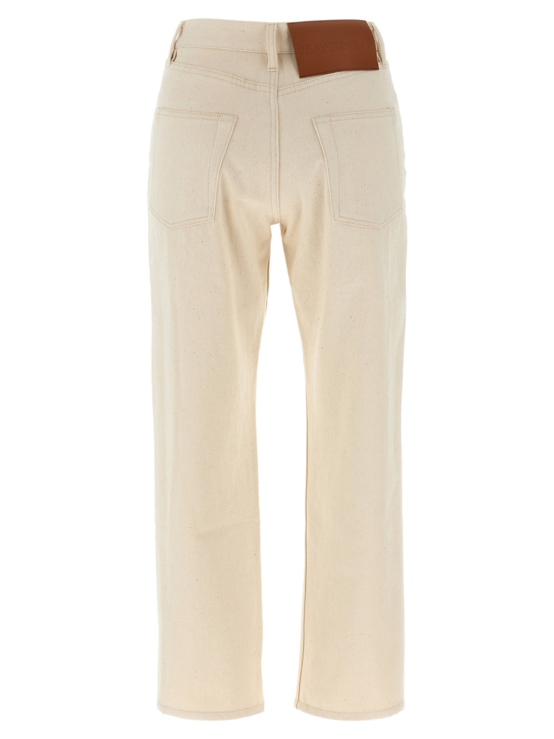 Jil Sander Beige Cotton Jeans Denim