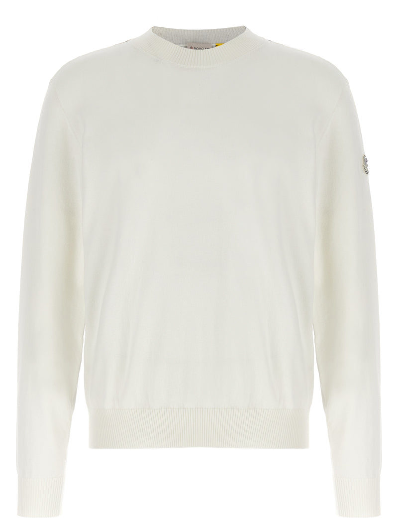 MONCLER GENIUS White Cotton Cardigan