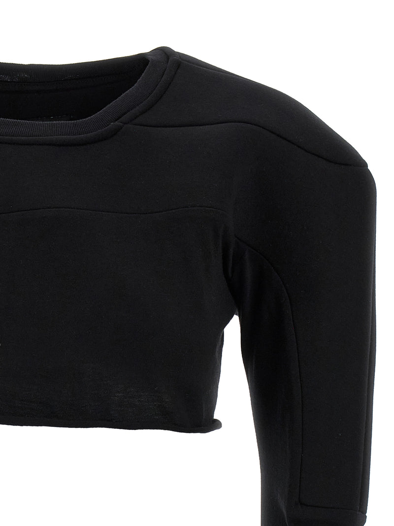 Rick Owens Black Cotton Cardigan