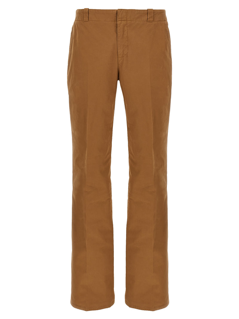 Alexander McQueen Brown Cotton Chino Pants