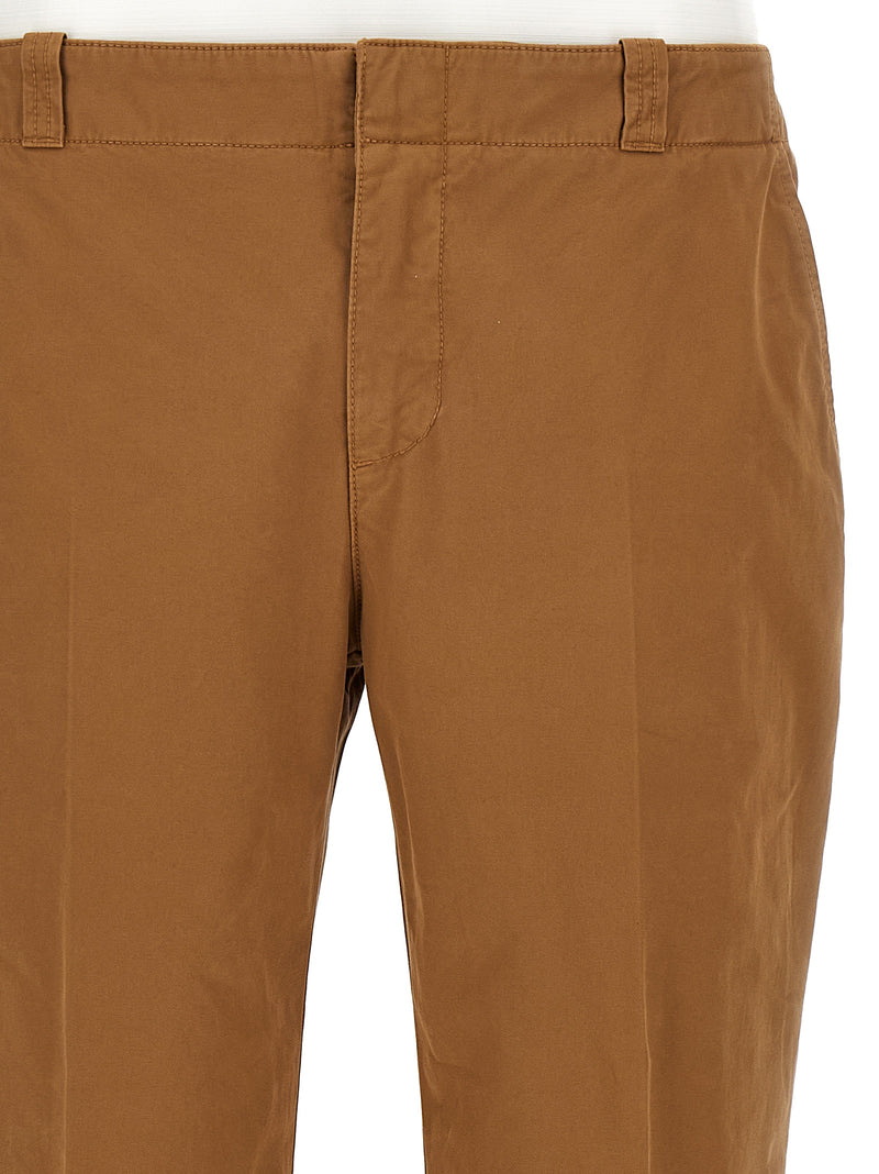 Alexander McQueen Brown Cotton Chino Pants