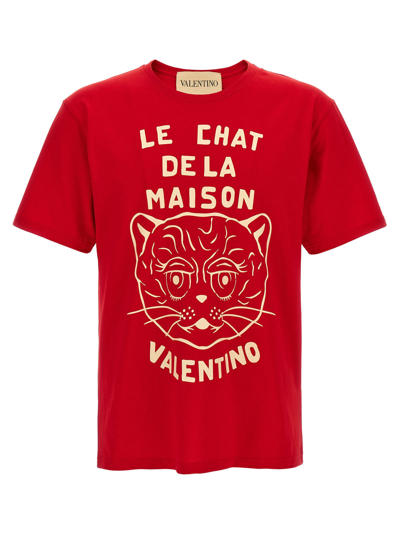 Valentino Garavani Red Cotton T-Shirt