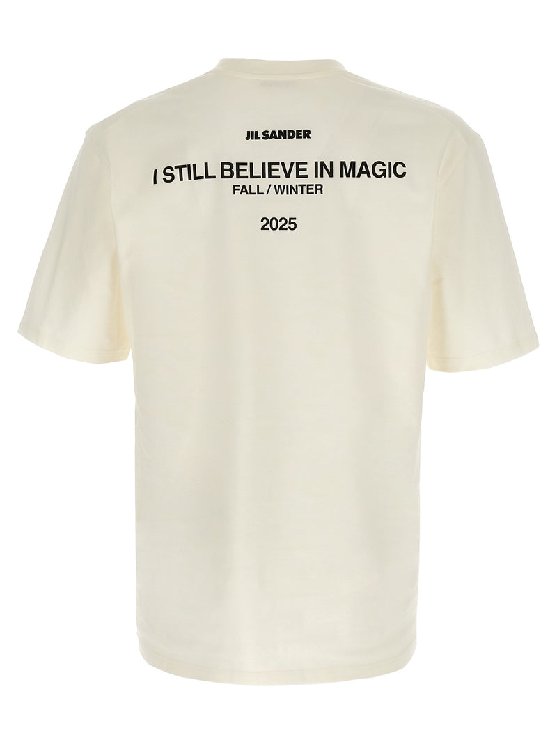 Jil Sander White Cotton Long Sleeve T-Shirt