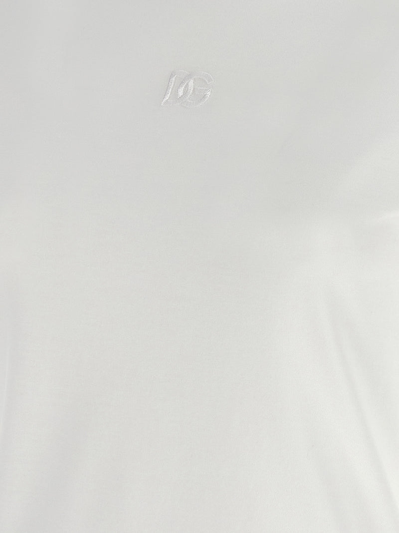 Dolce & Gabbana White Cotton T-Shirt