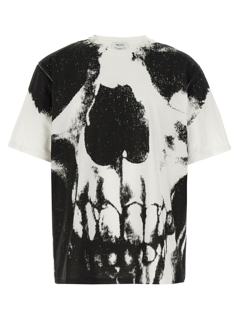 Alexander McQueen Bicolor Cotton T-Shirt