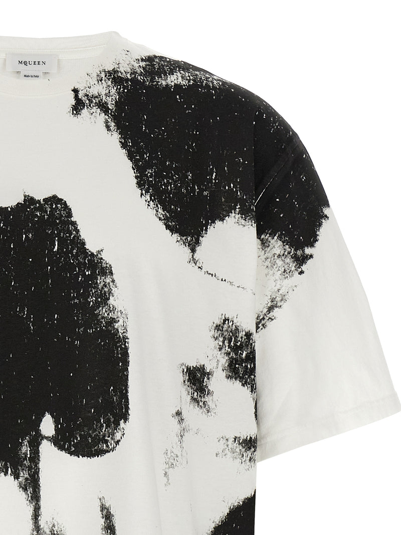 Alexander McQueen Bicolor Cotton T-Shirt