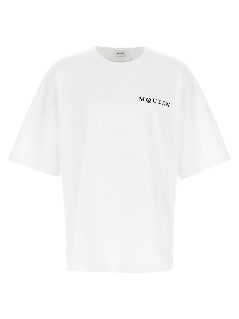 Alexander McQueen Bicolor Cotton T-Shirt