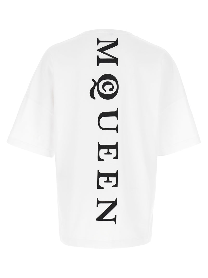 Alexander McQueen Bicolor Cotton T-Shirt