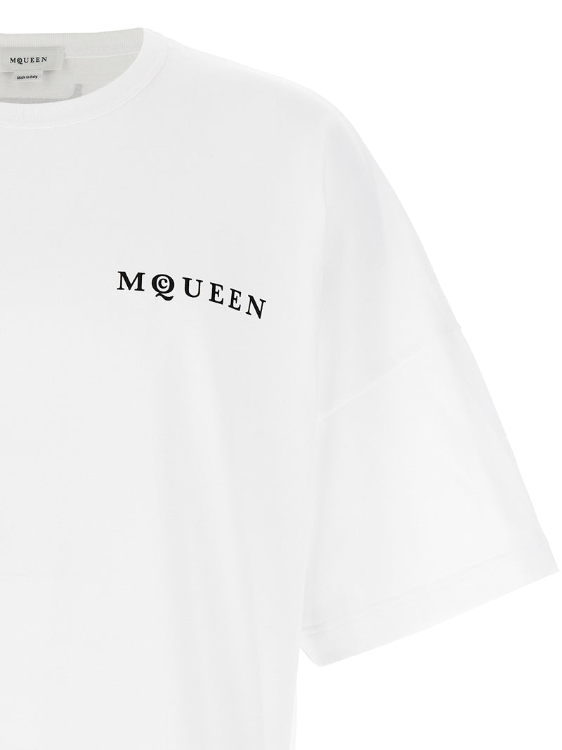 Alexander McQueen Bicolor Cotton T-Shirt