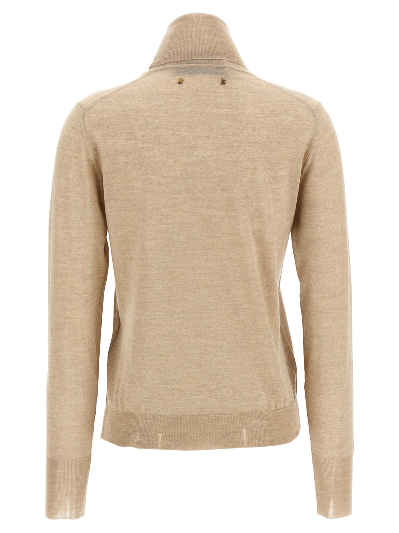 Golden Goose Beige Virgin Wool Cardigan